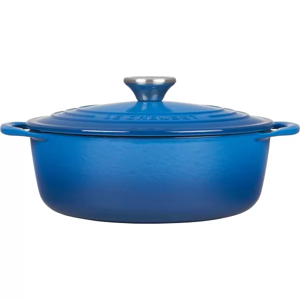 Le Creuset Enameled Cast Iron Shallow Round Oven, 2.75 Qt., Flame
