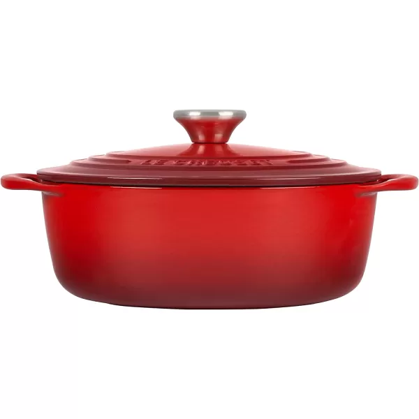 Le Creuset Enameled Cast Iron Shallow Round Oven, 2.75 Qt., Flame