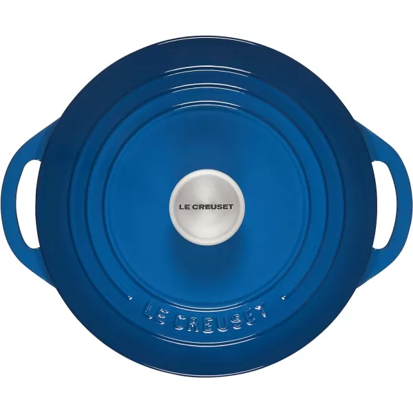 Le Creuset Enameled Cast Iron Shallow Round Oven, 2.75 Qt., Flame