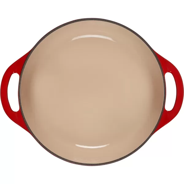 Le Creuset Enameled Cast Iron Shallow Round Oven, 2.75 Qt., Flame