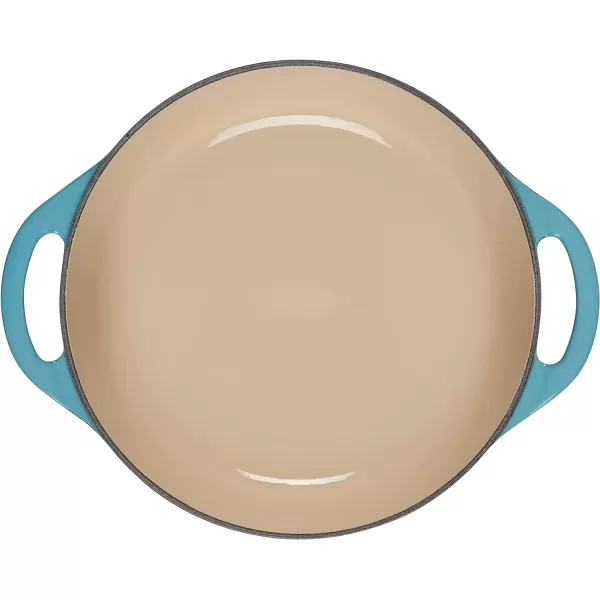 Le Creuset Enameled Cast Iron Shallow Round Oven, 2.75 Qt., Flame