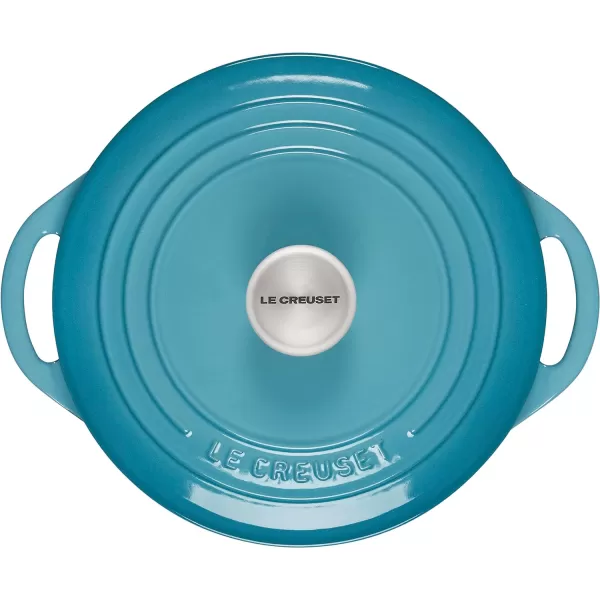 Le Creuset Enameled Cast Iron Shallow Round Oven, 2.75 Qt., Flame