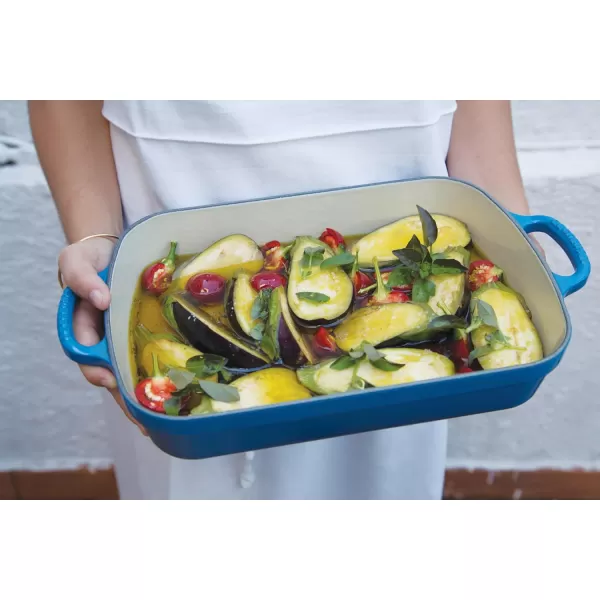 Le Creuset Enameled Cast Iron Signature Rectangular Roaster, 5.25 qt.  , White
