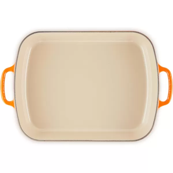 Le Creuset Enameled Cast Iron Signature Rectangular Roaster, 5.25 qt.  , White