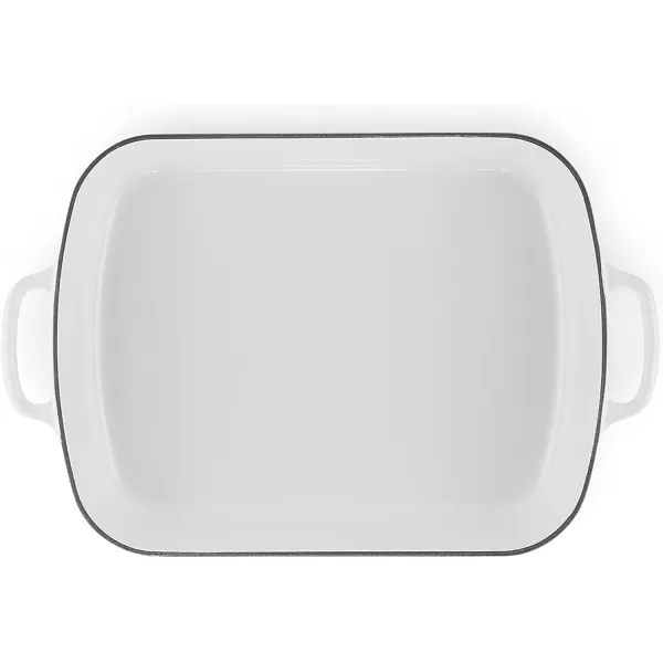 Le Creuset Enameled Cast Iron Signature Rectangular Roaster, 5.25 qt.  , White
