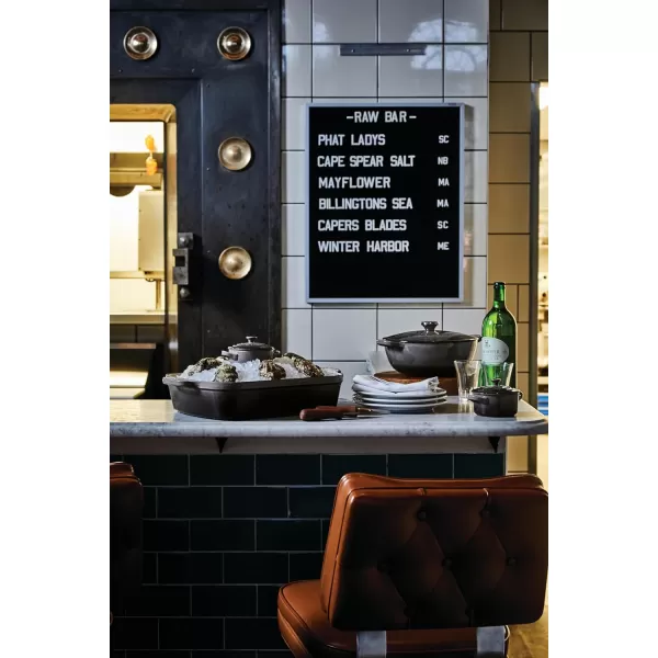 Le Creuset Enameled Cast Iron Signature Rectangular Roaster, 5.25 qt.  , White