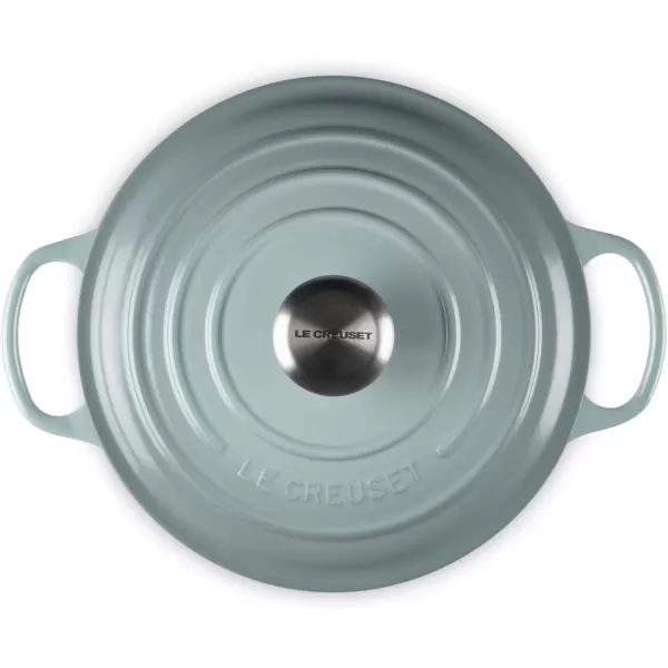Le Creuset Enameled Cast Iron Signature Round Sauteuse, 3.5qt., Sea Salt