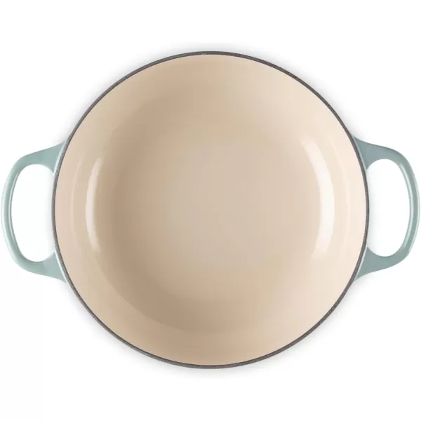Le Creuset Enameled Cast Iron Signature Round Sauteuse, 3.5qt., Sea Salt
