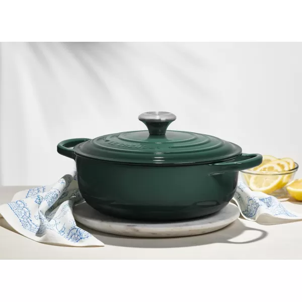 Le Creuset Enameled Cast Iron Signature Round Sauteuse, 3.5qt., Sea Salt
