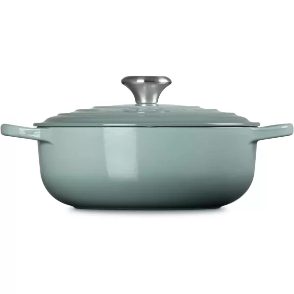 Le Creuset Enameled Cast Iron Signature Round Sauteuse, 3.5qt., Sea Salt