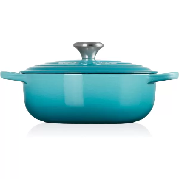 Le Creuset Enameled Cast Iron Signature Round Sauteuse, 3.5qt., Sea Salt