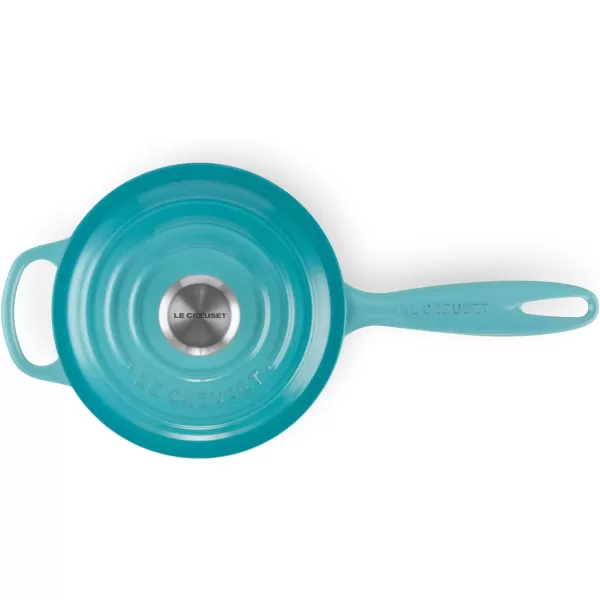 Le Creuset Enameled Cast Iron Signature Saucepan, 1.75 qt., White