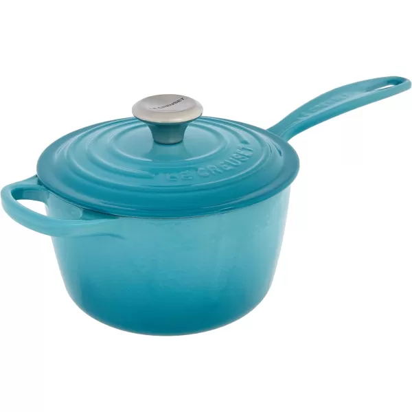 Le Creuset Enameled Cast Iron Signature Saucepan, 1.75 qt., White
