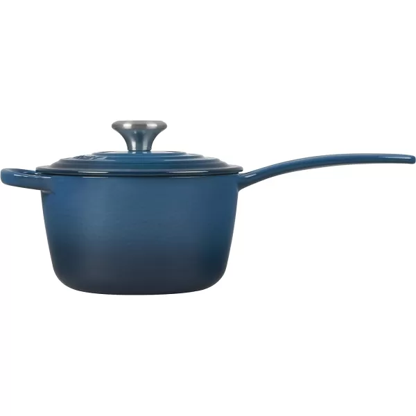 Le Creuset Enameled Cast Iron Signature Saucepan, 1.75 qt., White