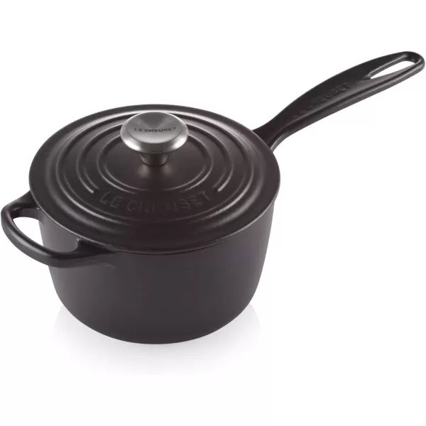 Le Creuset Enameled Cast Iron Signature Saucepan, 1.75 qt., White