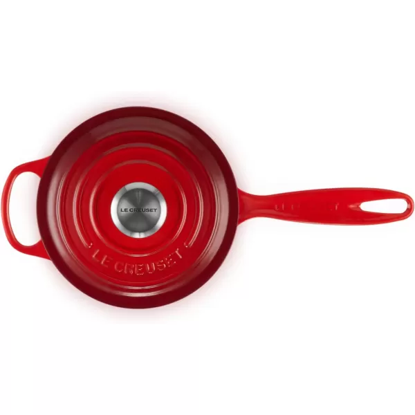Le Creuset Enameled Cast Iron Signature Saucepan, 1.75 qt., White