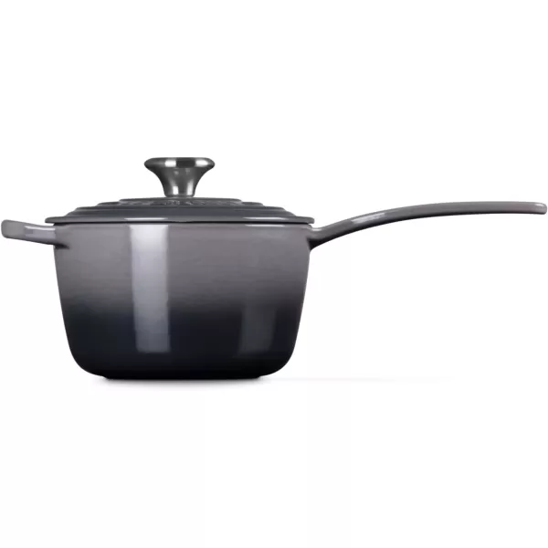 Le Creuset Enameled Cast Iron Signature Saucepan, 1.75 qt., White