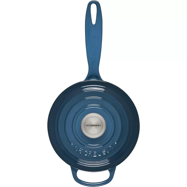 Le Creuset Enameled Cast Iron Signature Saucepan, 1.75 qt., White