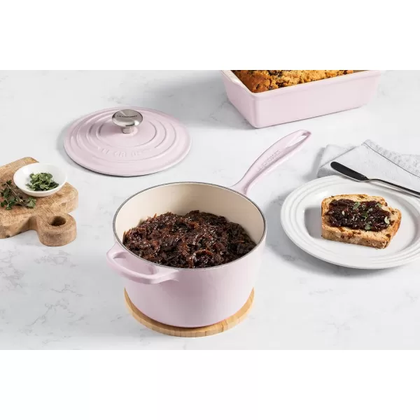 Le Creuset Enameled Cast Iron Signature Saucepan, 1.75 qt., White