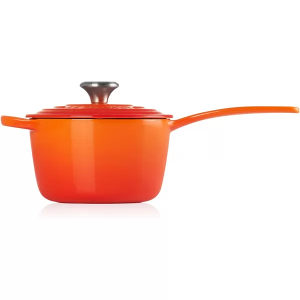 Le Creuset Enameled Cast Iron Signature Saucepan, 1.75 qt., White