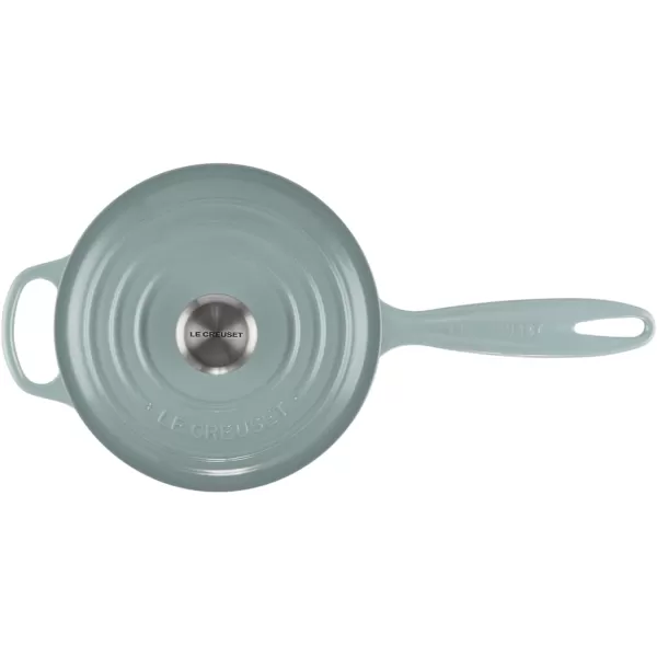 Le Creuset Enameled Cast Iron Signature Saucepan, 1.75 qt., White