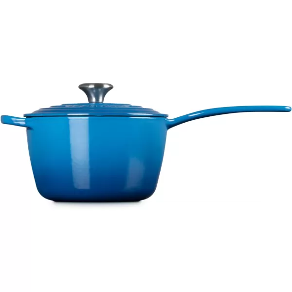 Le Creuset Enameled Cast Iron Signature Saucepan, 1.75 qt., White