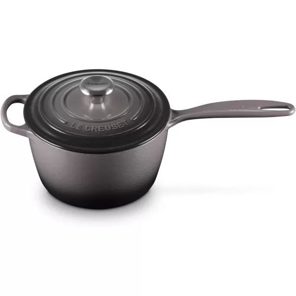 Le Creuset Enameled Cast Iron Signature Saucepan, 1.75 qt., White
