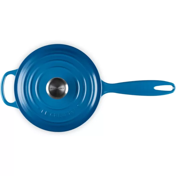 Le Creuset Enameled Cast Iron Signature Saucepan, 1.75 qt., White