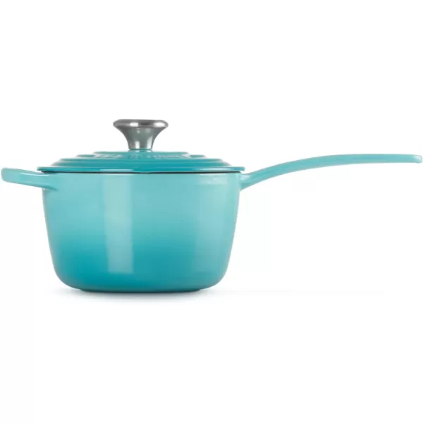 Le Creuset Enameled Cast Iron Signature Saucepan, 1.75 qt., White