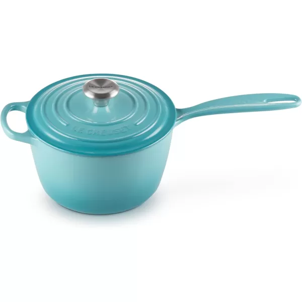 Le Creuset Enameled Cast Iron Signature Saucepan, 1.75 qt., White