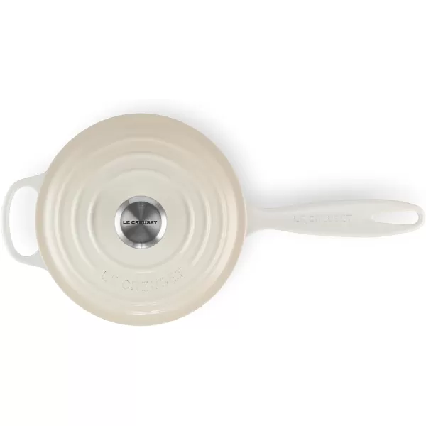 Le Creuset Enameled Cast Iron Signature Saucepan, 1.75 qt., White