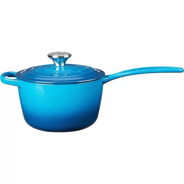 Le Creuset Enameled Cast Iron Signature Saucepan, 1.75 qt., White
