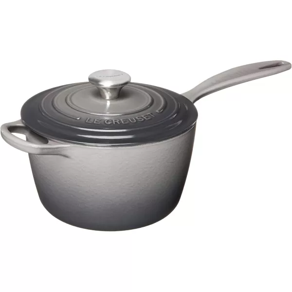 Le Creuset Enameled Cast Iron Signature Saucepan, 1.75 qt., White