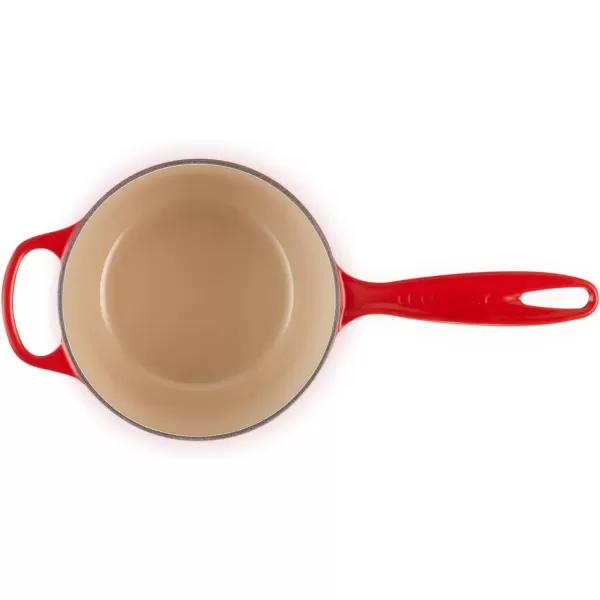 Le Creuset Enameled Cast Iron Signature Saucepan, 1.75 qt., White