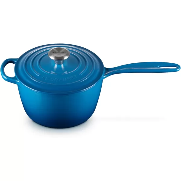 Le Creuset Enameled Cast Iron Signature Saucepan, 1.75 qt., White