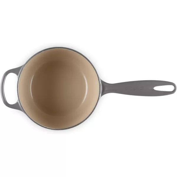 Le Creuset Enameled Cast Iron Signature Saucepan, 1.75 qt., White