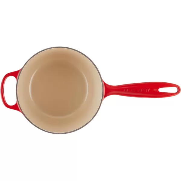 Le Creuset Enameled Cast Iron Signature Saucepan, 1.75 qt., White