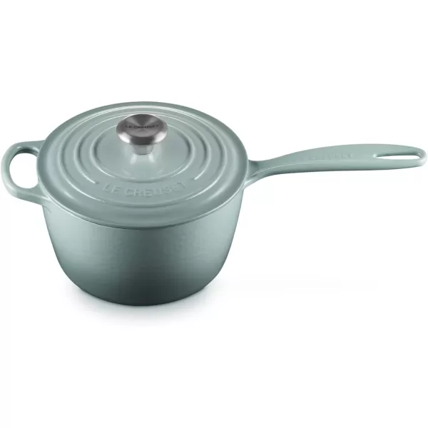 Le Creuset Enameled Cast Iron Signature Saucepan, 1.75 qt., White