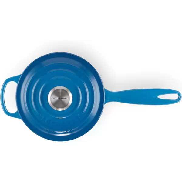 Le Creuset Enameled Cast Iron Signature Saucepan, 1.75 qt., White