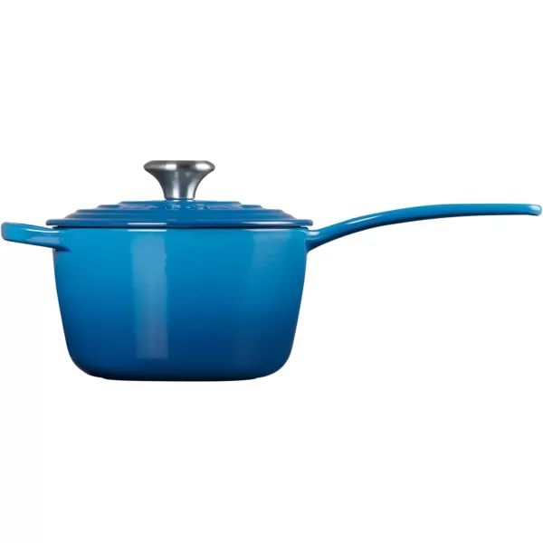 Le Creuset Enameled Cast Iron Signature Saucepan, 1.75 qt., White