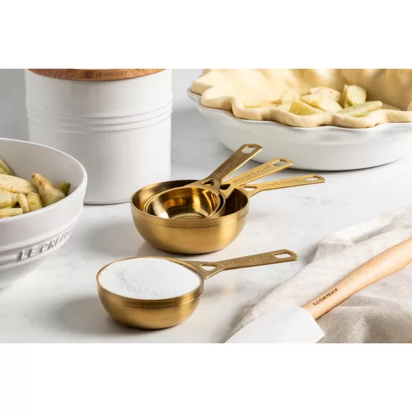 Le Creuset Measuring Spoons, Gold, Set of 5 