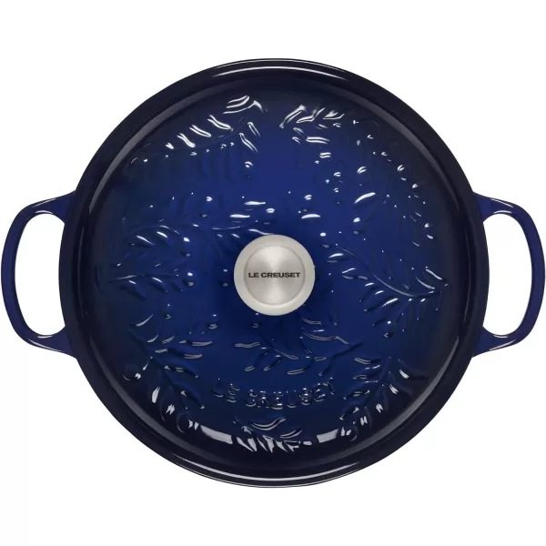 Le Creuset Olive Branch Collection Cast Iron Signature Round Braiser, 3.5 Qt., Olive