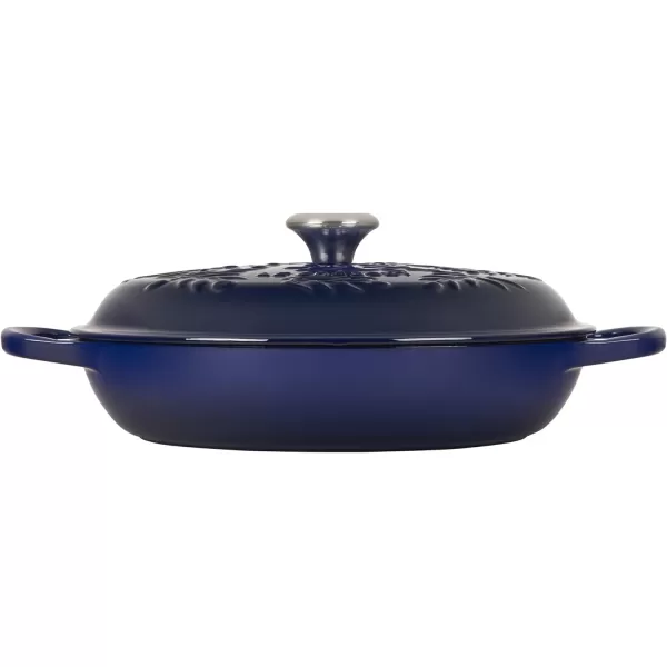 Le Creuset Olive Branch Collection Cast Iron Signature Round Braiser, 3.5 Qt., Olive