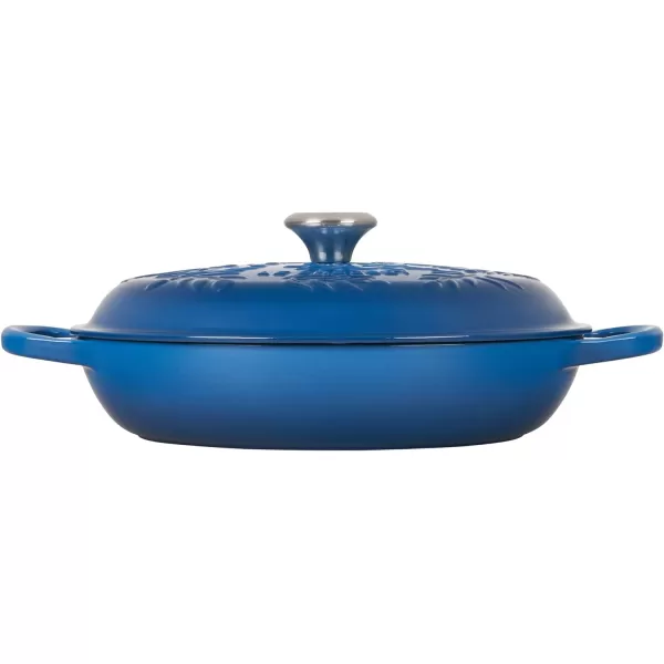 Le Creuset Olive Branch Collection Cast Iron Signature Round Braiser, 3.5 Qt., Olive