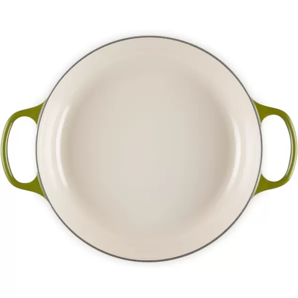 Le Creuset Olive Branch Collection Cast Iron Signature Round Braiser, 3.5 Qt., Olive