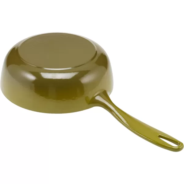 Le Creuset Olive Branch Collection Cast Iron Traditional Round Saucier, 2.25 Qt., Olive