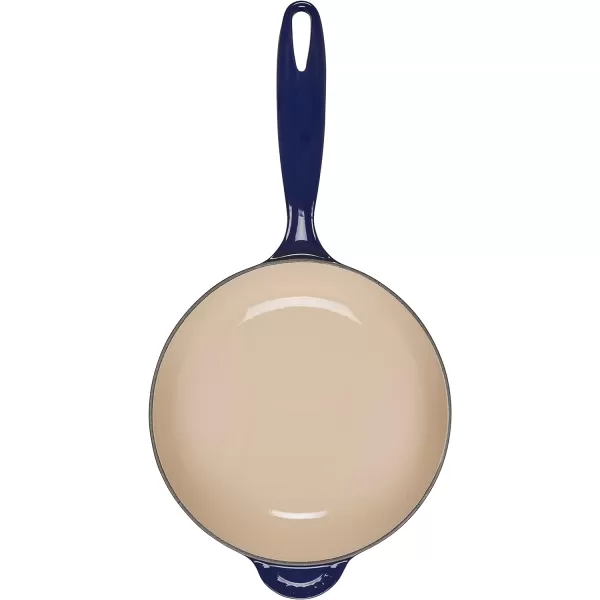 Le Creuset Olive Branch Collection Cast Iron Traditional Round Saucier, 2.25 Qt., Olive