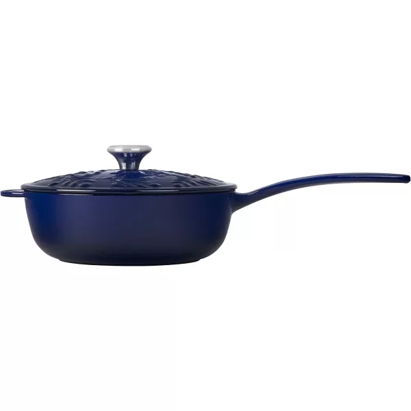 Le Creuset Olive Branch Collection Cast Iron Traditional Round Saucier, 2.25 Qt., Olive