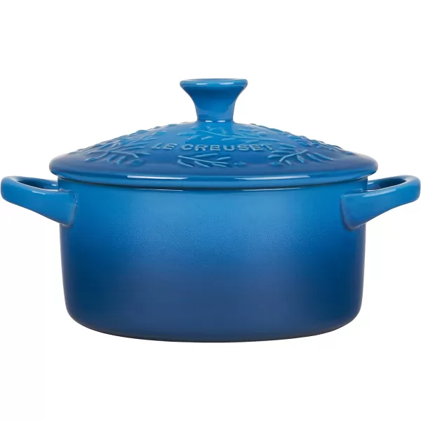 Le Creuset Olive Branch Collection Stoneware Classic Mini Round Cocotte, 24 oz., Olive