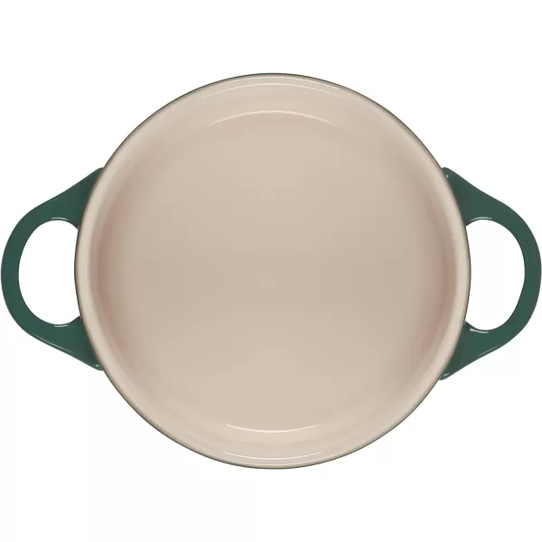 Le Creuset Olive Branch Collection Stoneware Classic Mini Round Cocotte, 24 oz., Olive